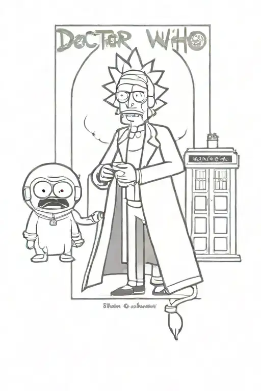 Doctor Who The Hitchhickers Guide To The Galaxy Rick And Morty