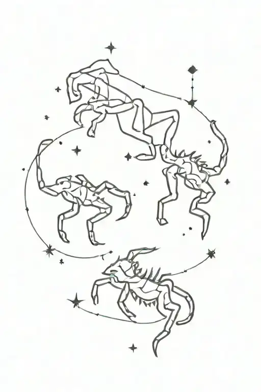 Leo And Scorpio Constellation