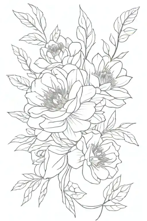 Aster And Rose Flower Bouquet Tied