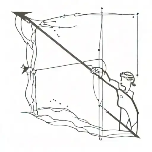 Little Archer Shooting Arrow Constellations