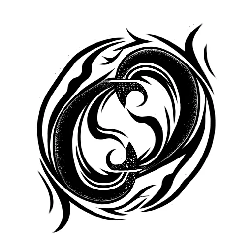 Yin And Yang Dragon