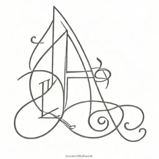 Music Notes Letter W Initial