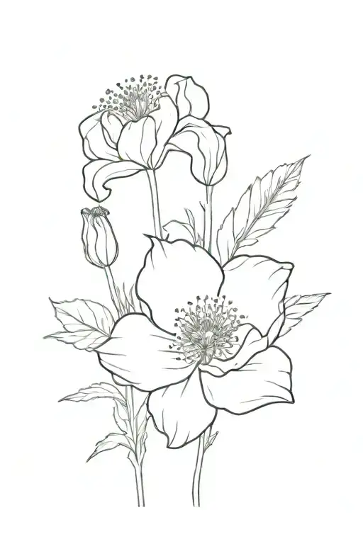 Poppy And Marigold Lily