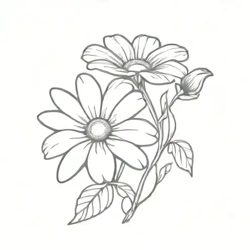 Daisy And Morning Glory