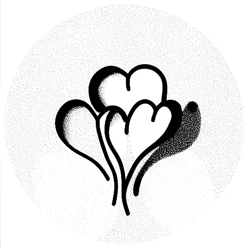 Hearts For Three Friends