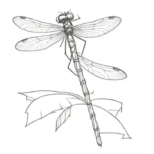 Dragonfly Perched