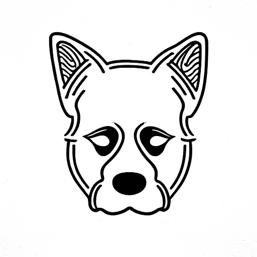 Tosa Inu Dog Head