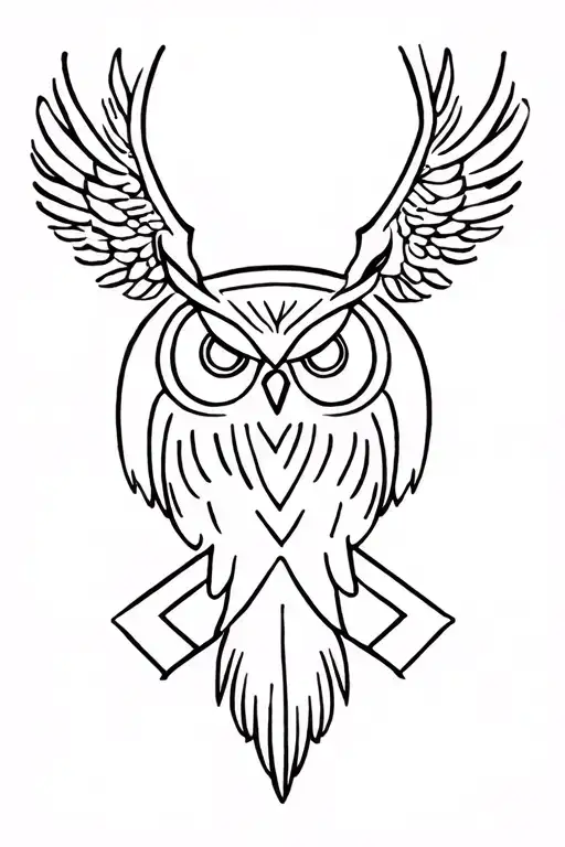 Owl And Greek Mythology Symbols