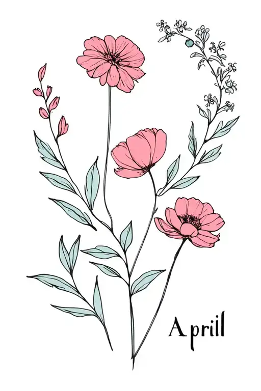 April And July Birth Flower