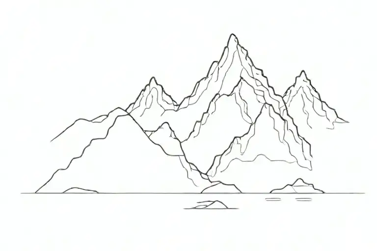 Simple Mountain Peaks