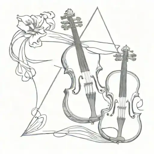A Violin Inspires Card Suite