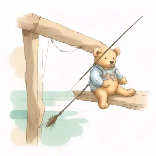 Teddy Bear Fisherman