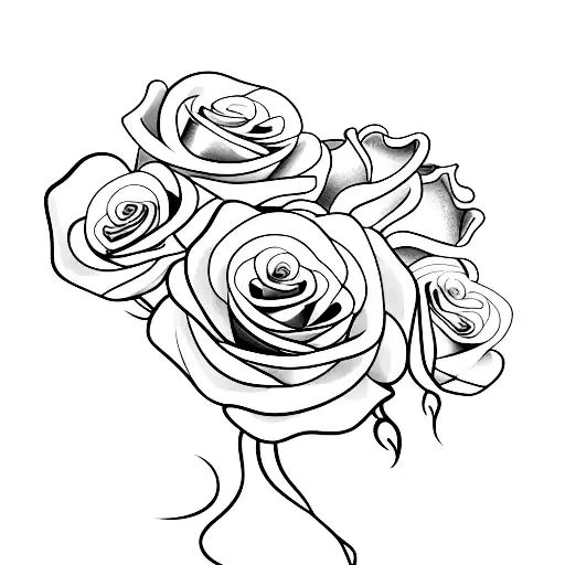 Ring With Roses An Violets Around