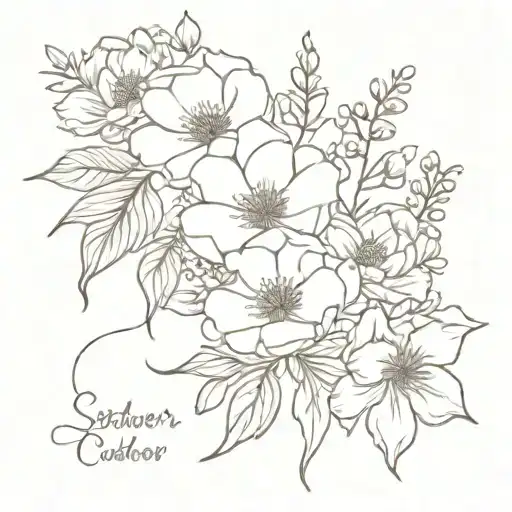 September Birth Flower And October Birth Flower Bouquet