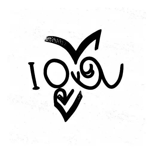 I Love You Split In Half