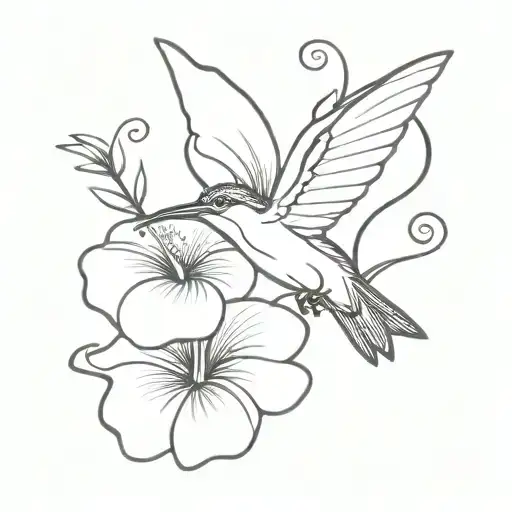 Hibiscus Hummingbird