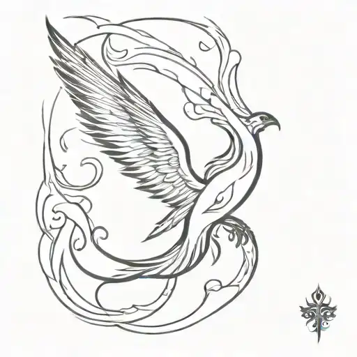 Phoenix Rising Tattoo