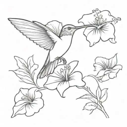 Hibiscus Hummingbird