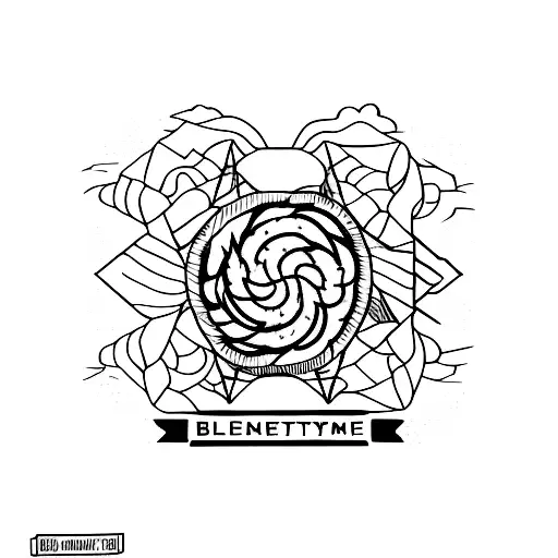 Bts Logo Combined With Elements Of Nature