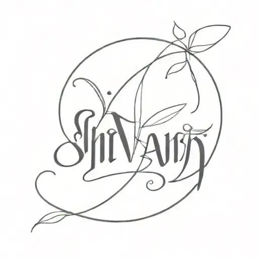 Hidden Tattoo Of Word 'Shivani'