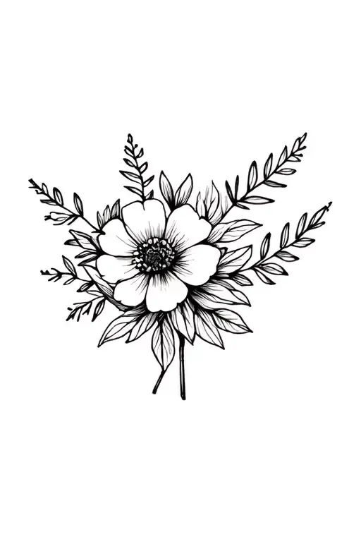 September Birth Flower Bouquet