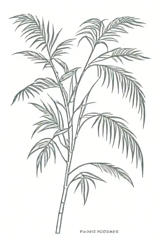 Palm Tree Branch