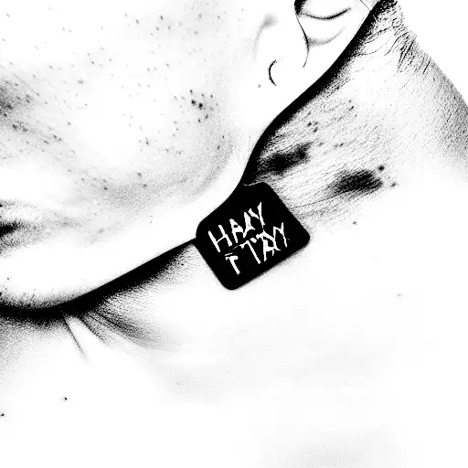 Military Tag With Birthday