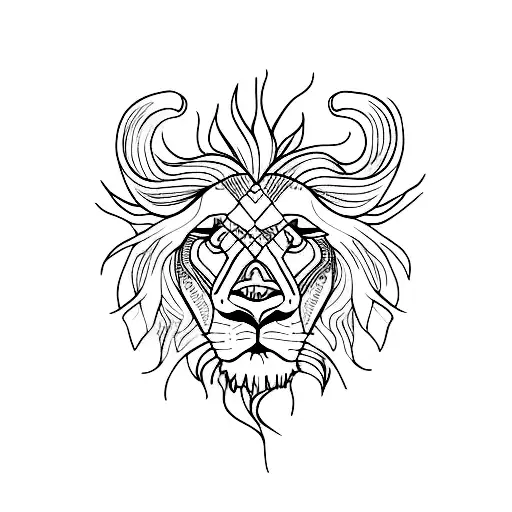 Lion Head Mermaid Body