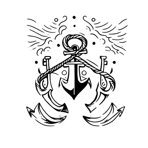 An Anchor In Combination With A Weight