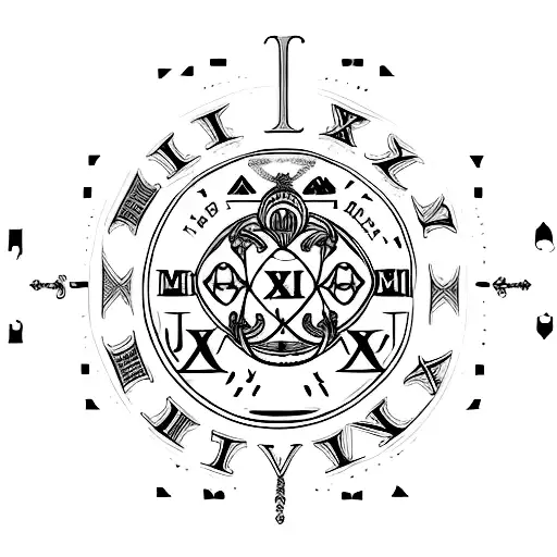 Just The Roman Numerals I Xvii Mmiv