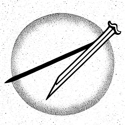 Ballpoint Pen Morphing Into A Sword