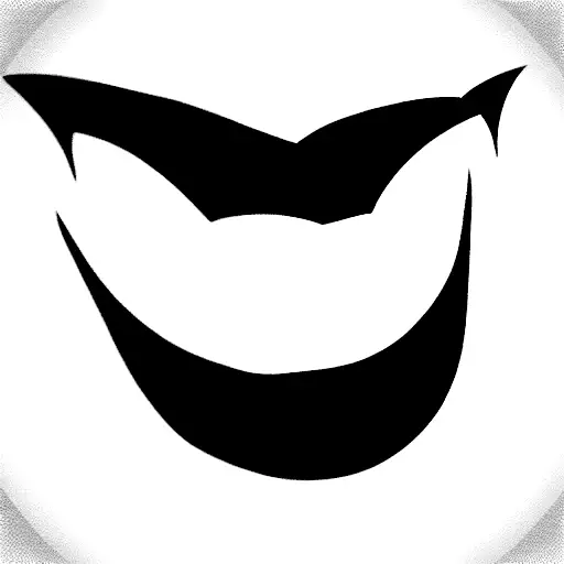 Vampire Teeth With Gothic Text