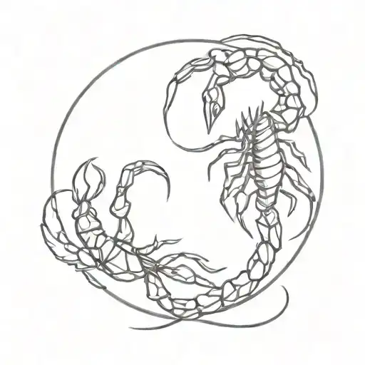 Scorpio And Chryssantheme