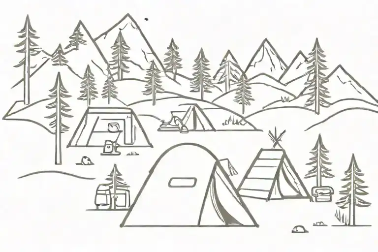 Camping Scene