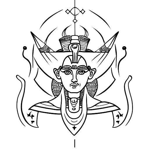 Combine Elements Of Greek And Egyptian Mythology In A Tattoo Design