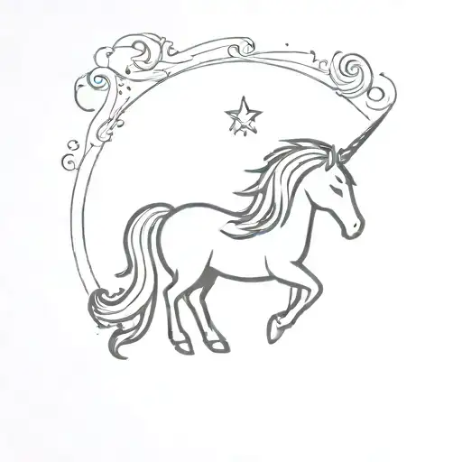Unicorn With Crown