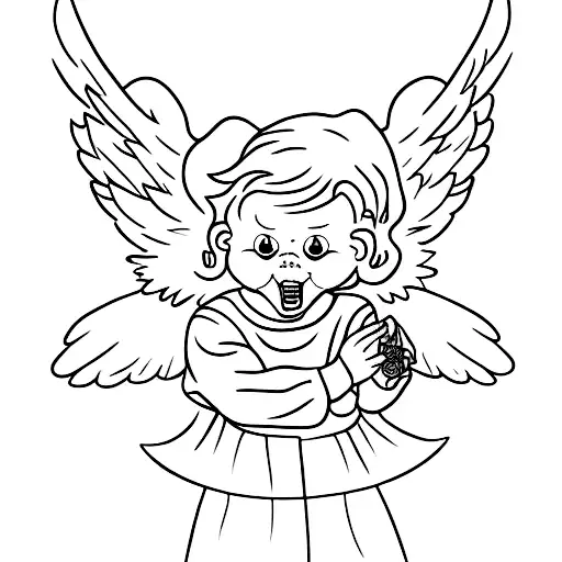 Chuckie Finster As A Cherub Angel