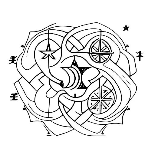 Aquarius Symbol Stars