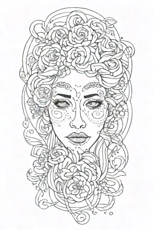 Who's Afraid Of Little Old Me Tattoo Black Grey Style