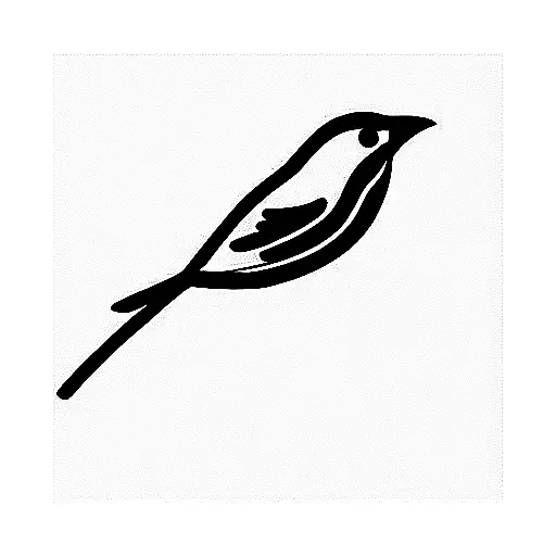 Sparrow Holding A Stick Under Its Wing As If Bringing Gifts