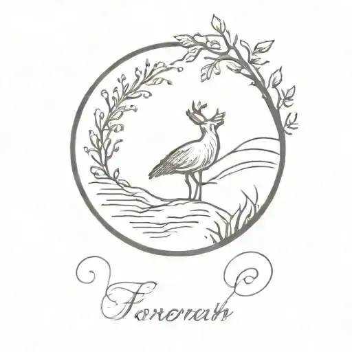 Small Forearm Tattoo In A Country Style