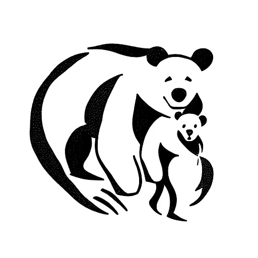 California Mommy Bear And Baby's