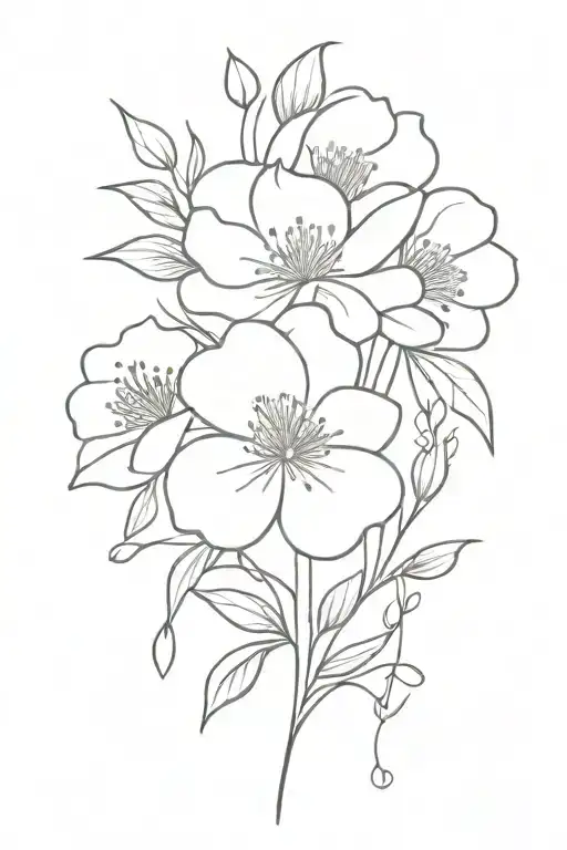 Birth Flower Bouquet