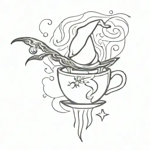 Witch Brewing Coffee