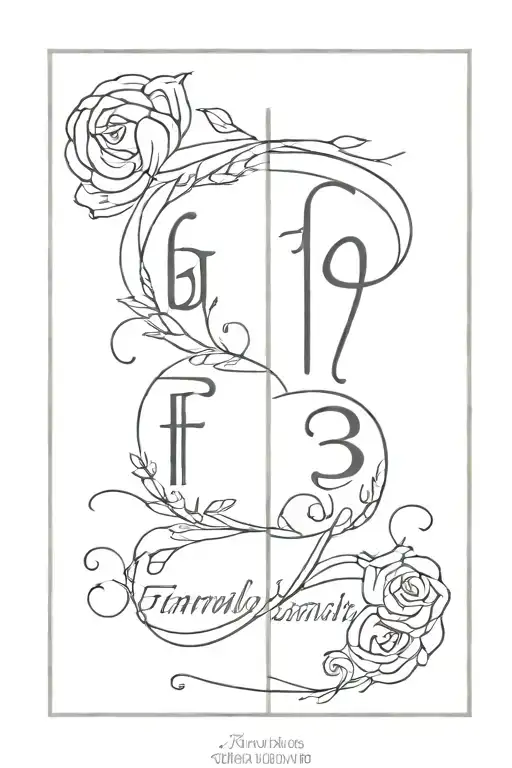 Birthdates Of Both Parents And The Word Family In The Background Of The Dates