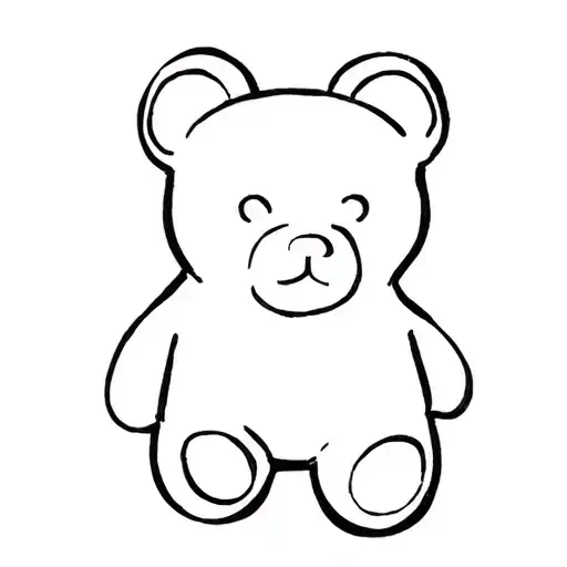 Gummy Bear Outline