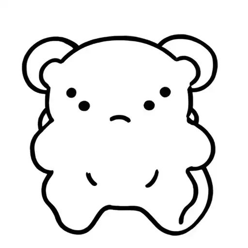 Gummy Bear Outline