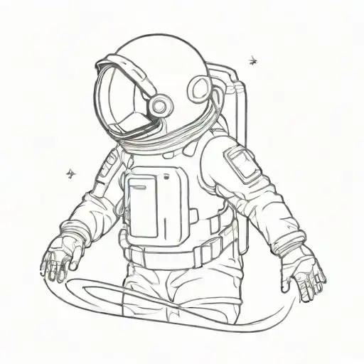 Astronaut Exploring