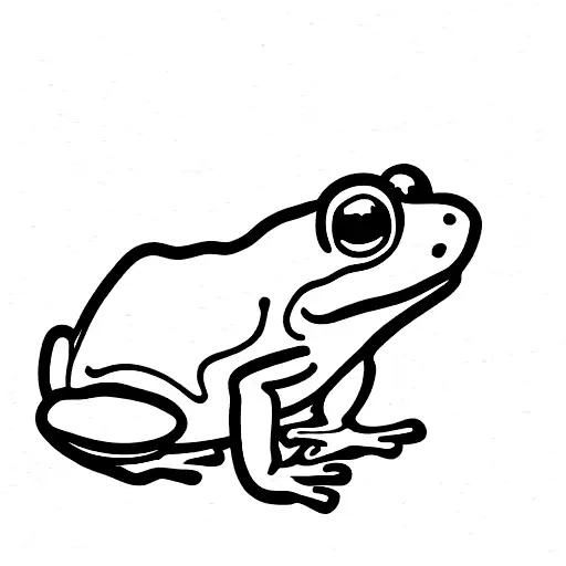 A Small But Fat And Also Very Cute Frog That Has A Sword