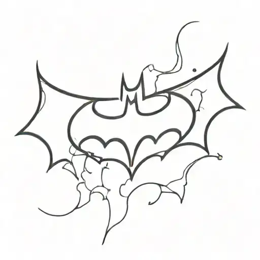 Batman Logo Bleach Anime Inspired